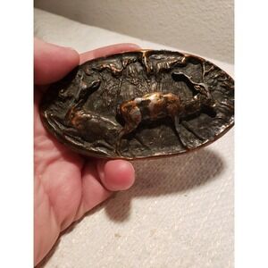 Adezy Denver Vintage Belt Buckle 1975 Elk Deer